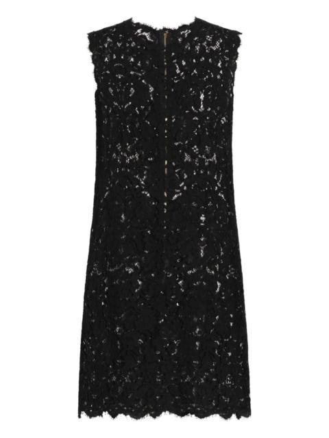 Dolce & Gabbana lace zip-fastening mini dress