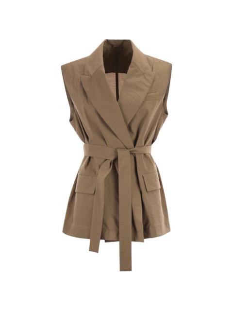 Brunello Cucinelli belted waistcoat