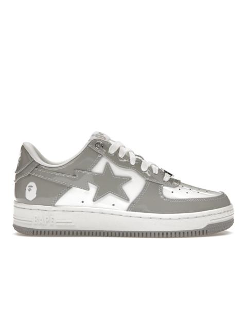 A Bathing Ape Bape Sta Patent Leather White Grey (2023)