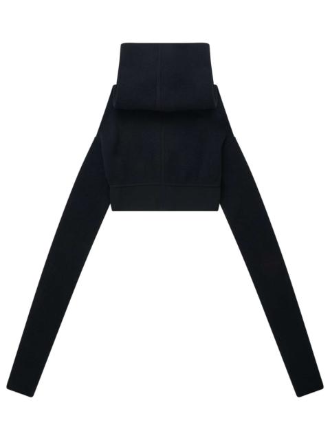 Rick Owens Cowl Pull Knit Sweater in Black