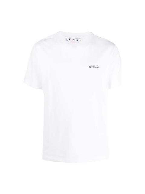 Off-White FW22 Round Neck T-Shirt 'White' OMAA027F22JER0160110