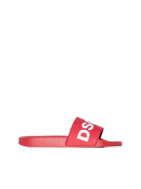 DSQUARED2 logo-print slide sandals