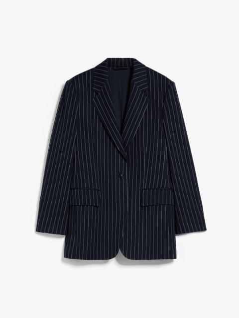 ACERI Cashmere blend pinstriped jacket