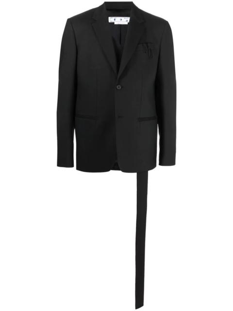 Off-White button-front blazer