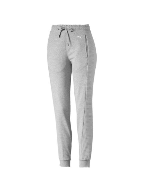 PUMA Chase mesh-panel track pants
