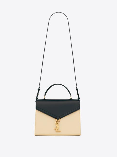 cassandra medium top handle bag in box saint laurent leather