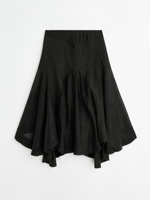 Our Legacy Petti Skirt Noir Bloom Ethereal Veil