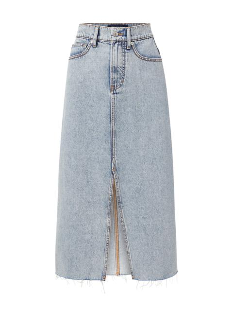 VERONICA BEARD VICTORIA DENIM SKIRT