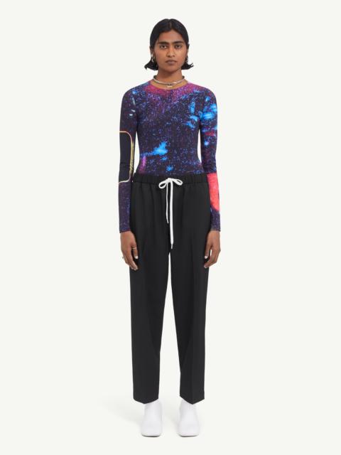 MM6 Maison Margiela Drawstring tailored trousers