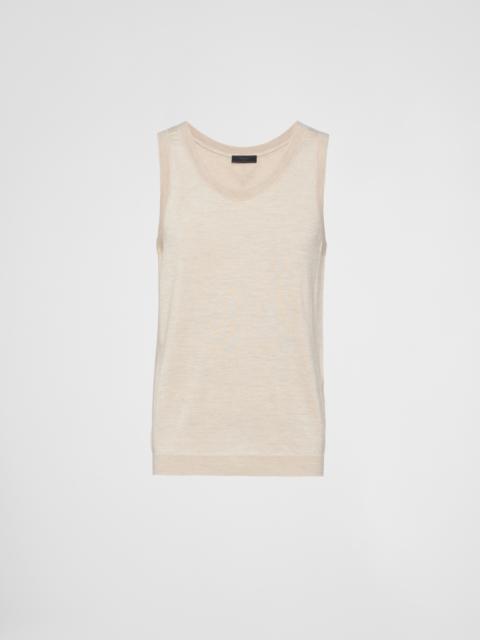 Prada Cashmere tank top