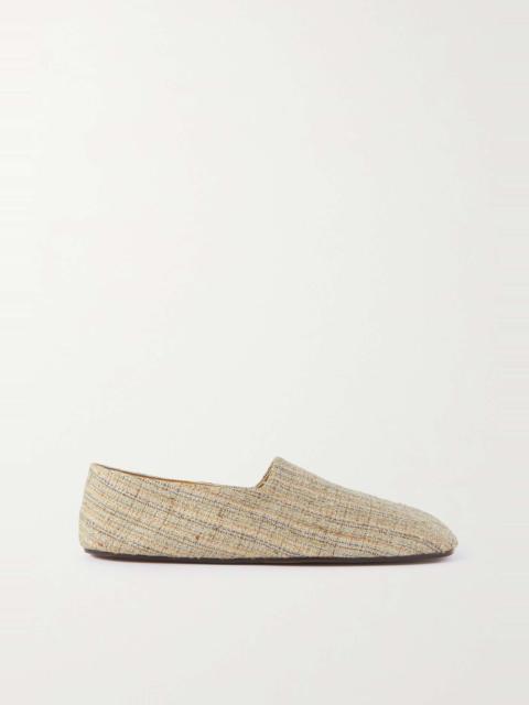 Loro Piana Andria tweed slippers