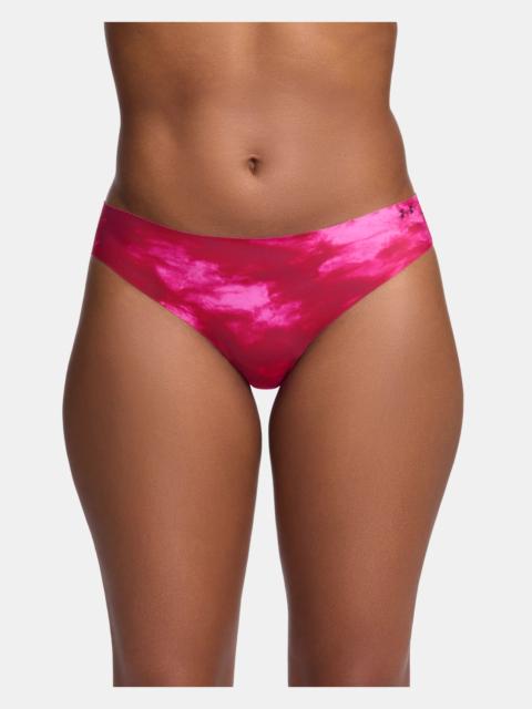 Under Armour Women's UA Pure Stretch 3-Pack Printed No Show Bikini