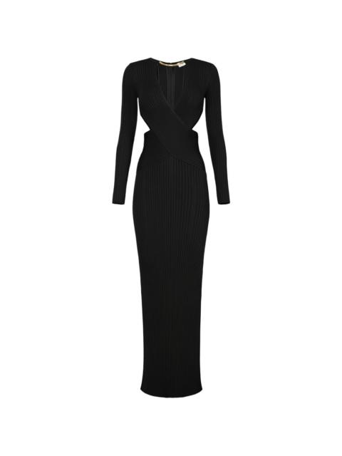 ELISABETTA FRANCHI V-neck maxi dress
