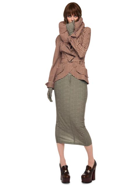 NORMA KAMALI FLAT FRONT STRAIGHT SKIRT TO MIDCALF