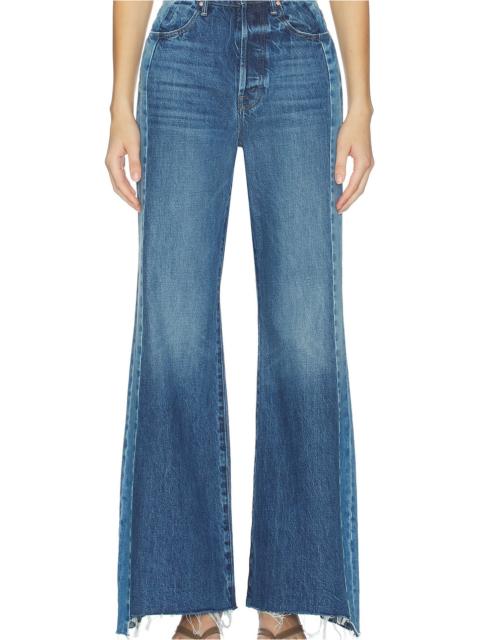 MOTHER The Tux Sidestepper Sneak Fray Jeans