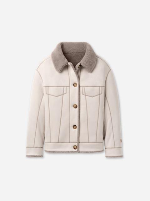 UGG ® Women's Frankie Reversible Trucker Jacket in Bluff/Oyster