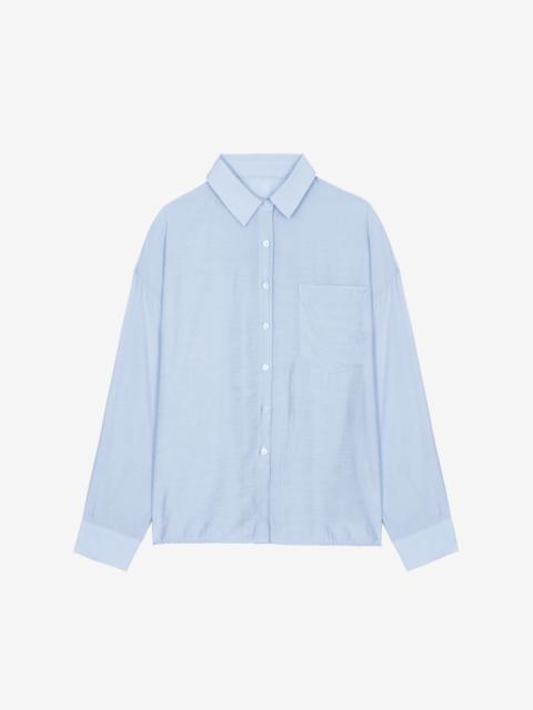 The Frankie Shop Ascain Fluid Shirt - Sky Blue