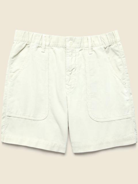 Save Khaki United 6" Corduroy Sport Short - Salt