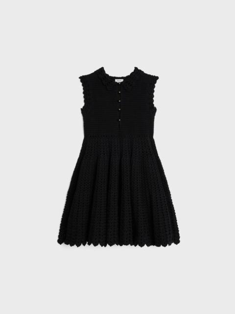 CELINE mini dress IN cotton crochet