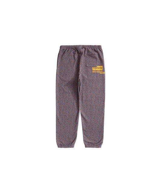 Supreme Supreme JUNYA WATANABE CDG MAN Sweatpant Black Flowers