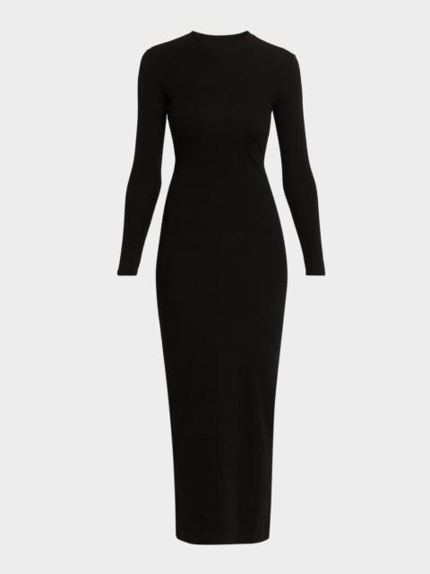 AEXAE Long-Sleeve Knit Midi Dress