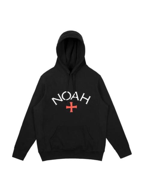 Noah NOAH Core Logo Black hooded Casual Fleece Lined Unisex NOAH-SS18-015