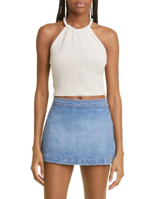 knit halter top main image 0