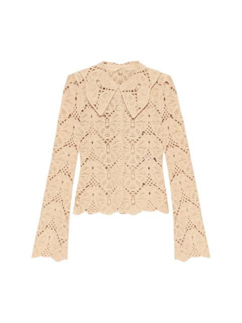 BY MALENE BIRGER Gwenevere crochet top