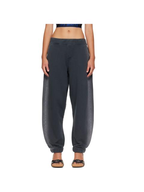 Off-White Gray 'Off' Laundry Balloon Sweatpants