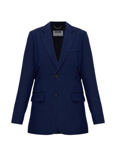 Moschino pinstripe button jacket