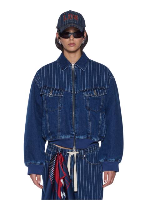Ksubi DISTRICT BOMBER MAYFAIR BLUE SPLICED