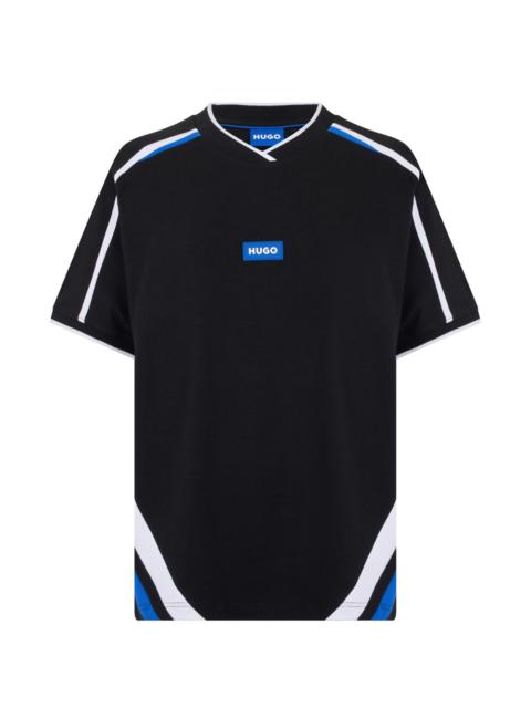 BOSS panelled T-shirt