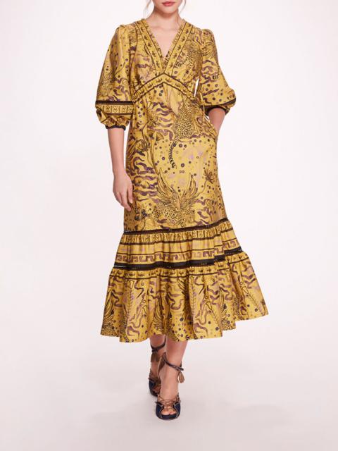 Marchesa WILDERNESS BUBBLE DRESS