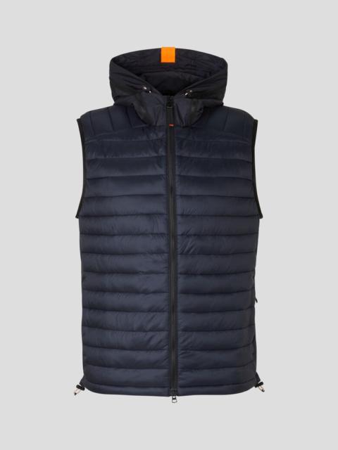 BOGNER Casan Quilted vest in Navy blue