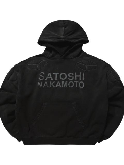 SATOSHI NAKAMOTO Moto Hoodie "Black" SAT017