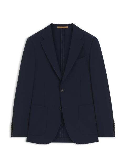 BOSS SLIM-FIT SUIT JACKET IN VIRGIN WOOL AND SILK