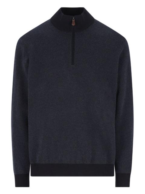 Loro Piana Roadster half-zip sweater