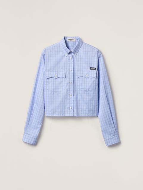 Miu Miu Checked shirt