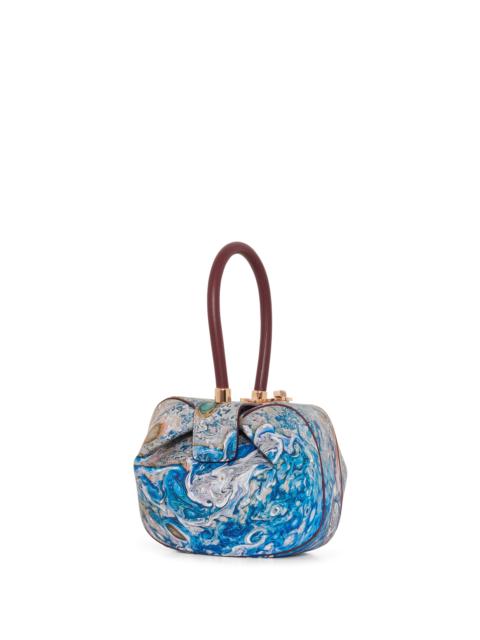 GABRIELA HEARST Demi Jupiter Bag in Painted Bordeaux Textured Leather