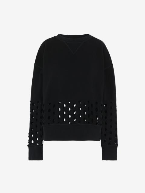 Maison Margiela Punched hole sweatshirt