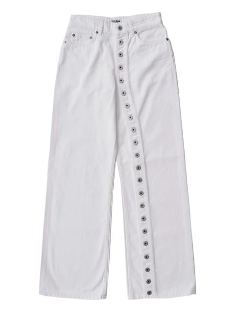 Jean Paul Gaultier buttoned-up jeans