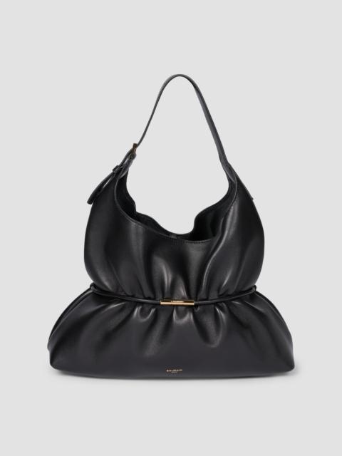 Balmain Women's Sphynx Medium Leather Tote Bag - Noir