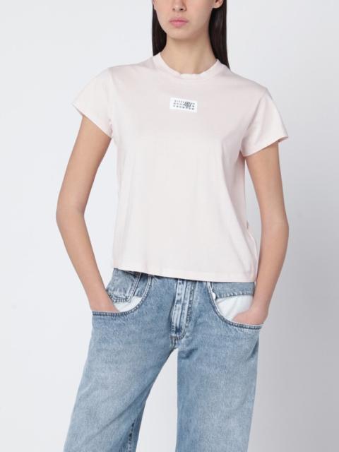 MM6 Maison Margiela Pink Numeric cotton T-shirt
