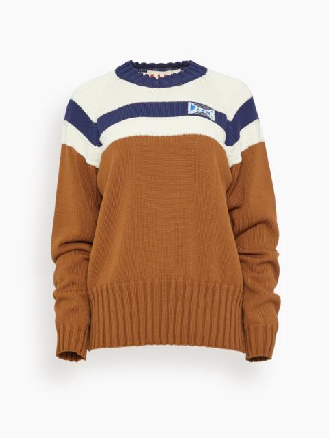 Marni Roundneck Sweater in Tobacco