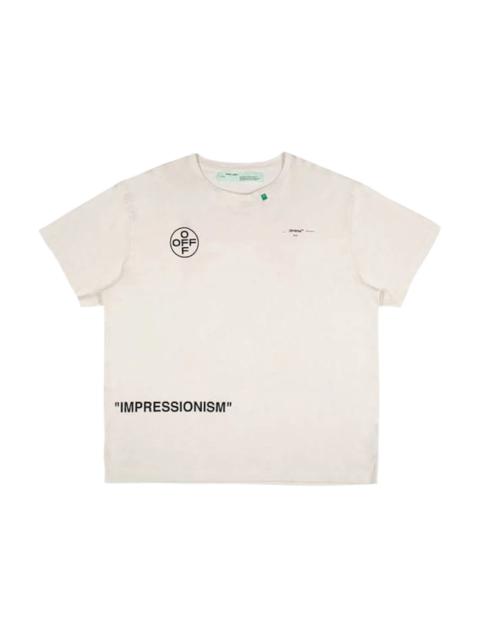 Off-White OFF-WHITE Oversized Diag Stencil T-Shirt White