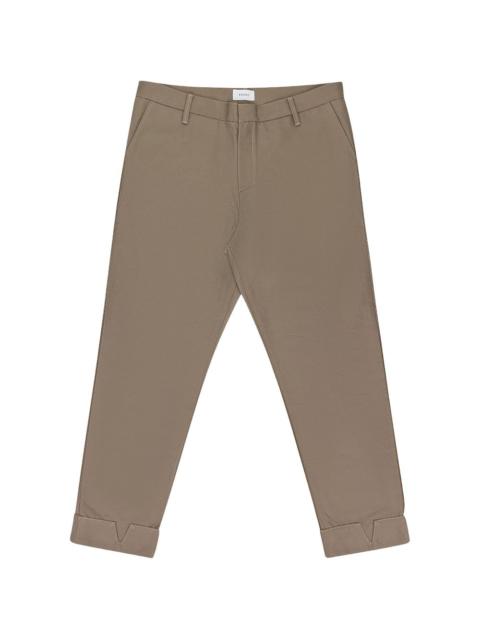Rhude cut-out hems straight-leg trousers