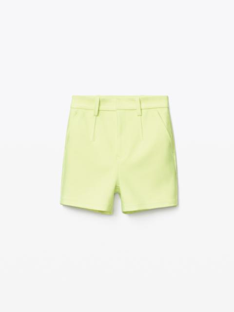 Alexander Wang TAILORED SHORT IN ACTIVE STRETCH