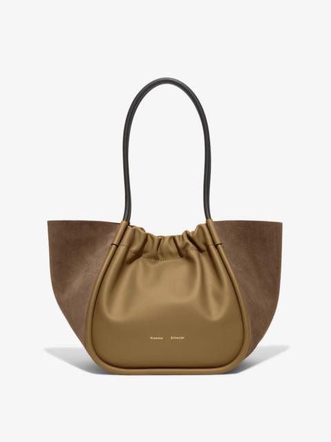 Proenza Schouler Large Suede Ruched Tote