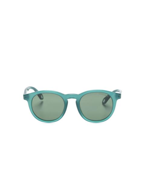 Panto round-frame sunglasses