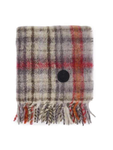 TOUS Stone-red Alicya Tartan scarf